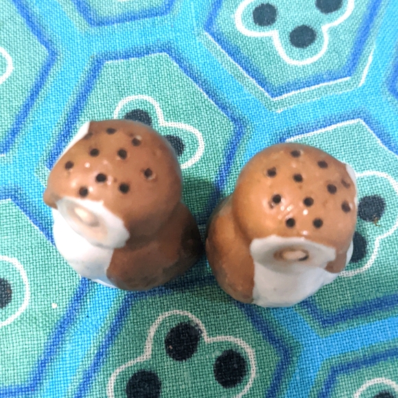 Vintage barn owl salt & pepper shaker set germany - Picture 5 of 7